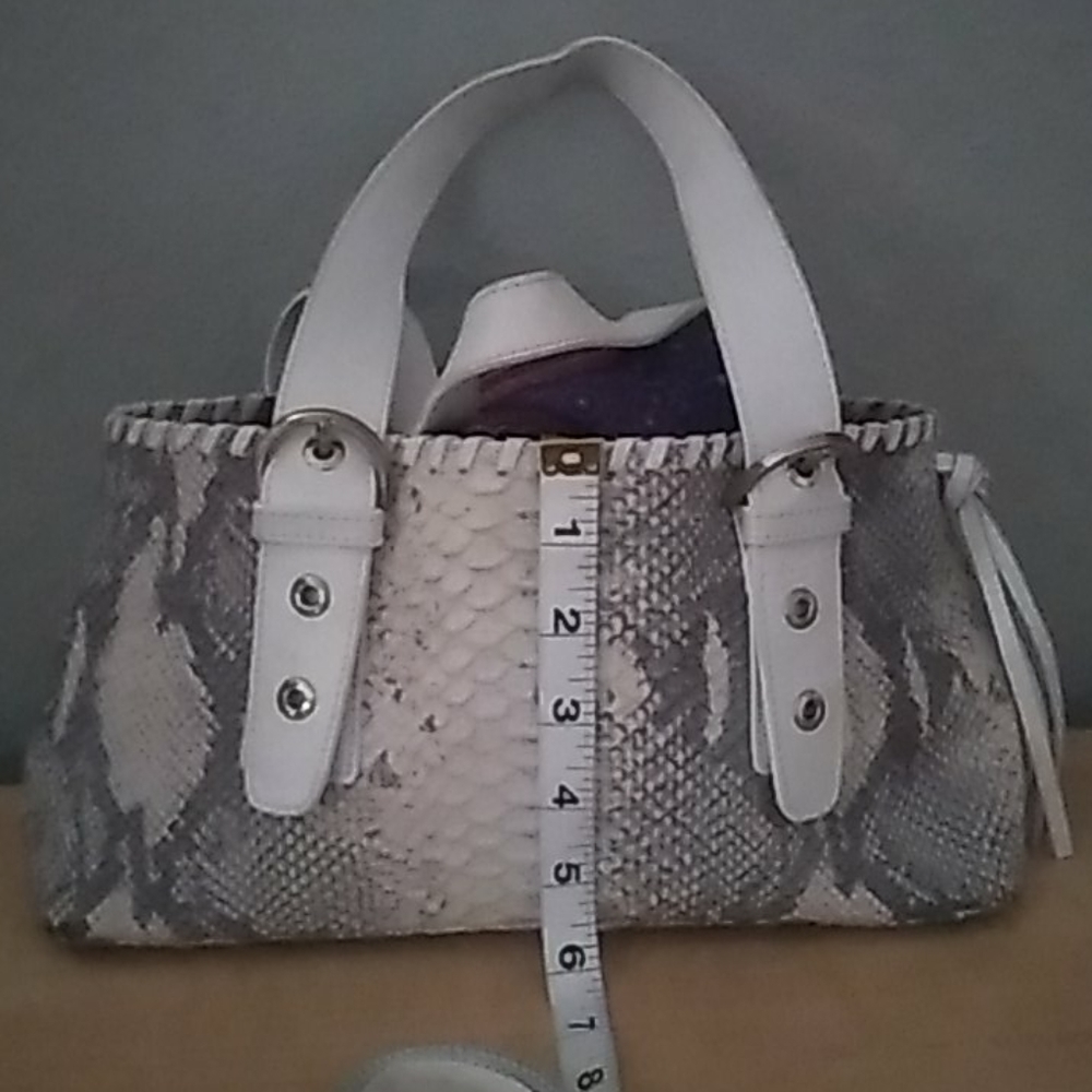 Roberta Gandolfi Python Snake Skin Bag - image 6